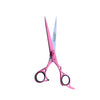 6.5 Inch Professional Razor Edge Hair Cutting Shears - (Pink Hollow Design)