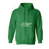 Barber Men's Sweatshirt Hoodie For Professional Hair Dressers with Logo - Green